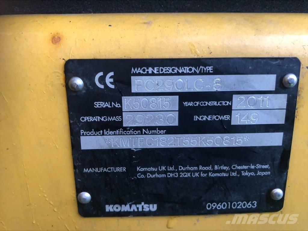 Komatsu PC 290 LC-8 Telakaivukoneet