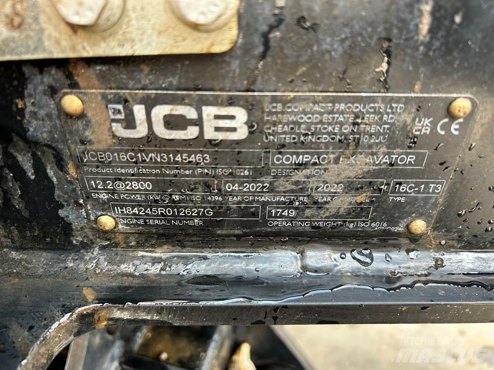 JCB 16C-1 Minikaivukoneet < 7t