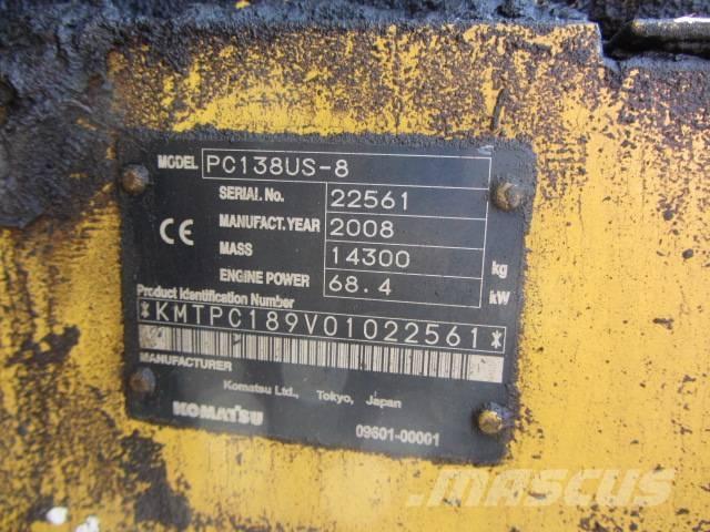 Komatsu PC 138-8 US Telakaivukoneet