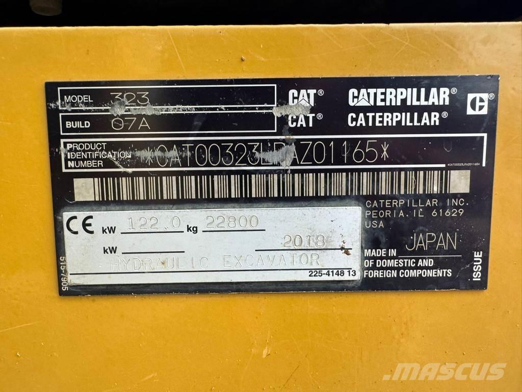CAT 323 07A Telakaivukoneet
