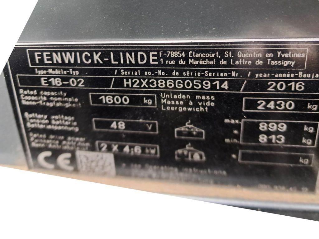 Linde E16-02 Sähkötrukit