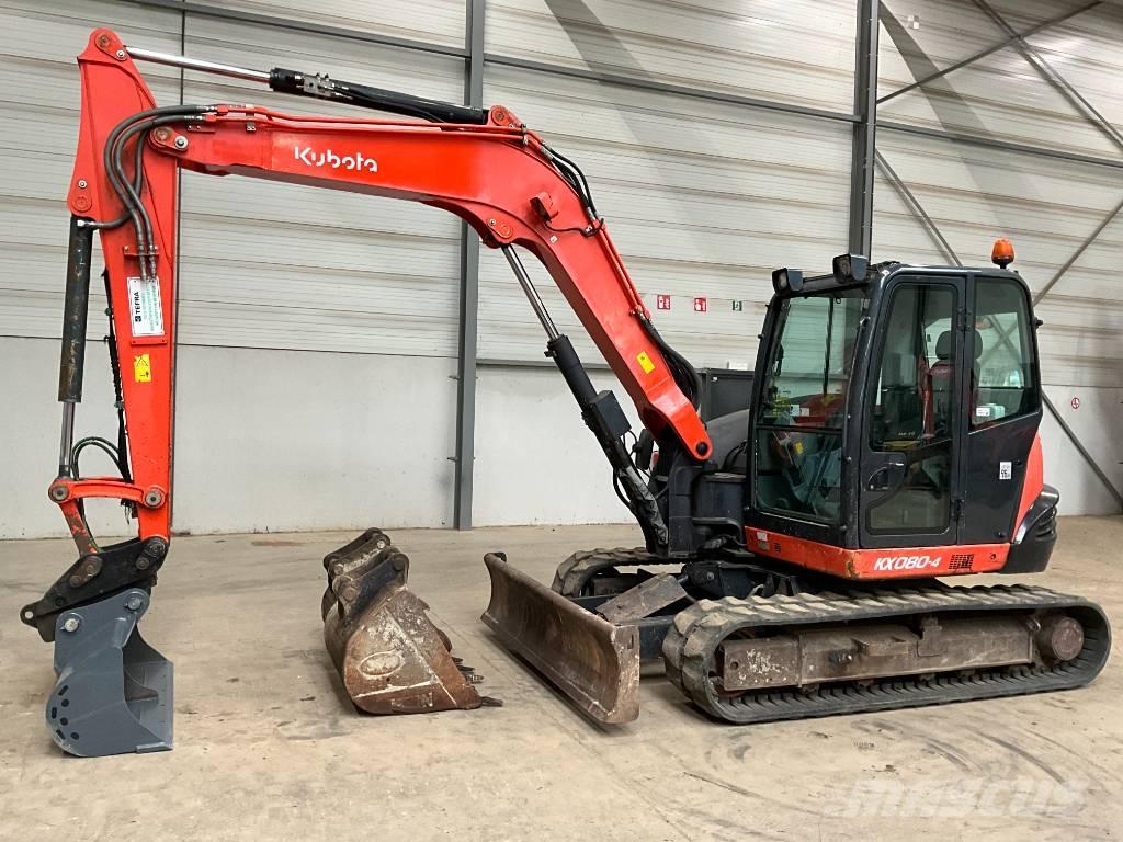 Kubota KX 080-4 Midikaivukoneet 7t - 12t