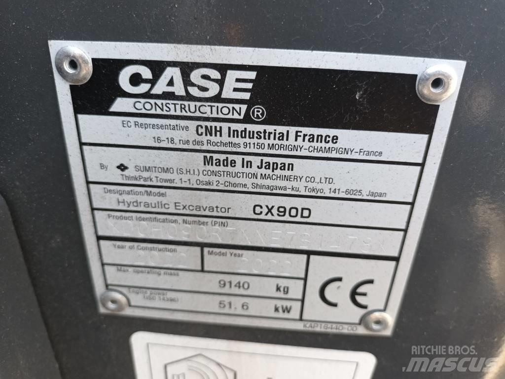 CASE CX 90 D Midikaivukoneet 7t - 12t