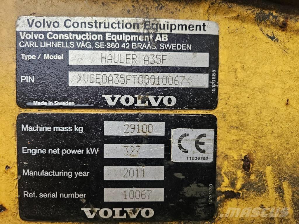 Volvo A 35 F Dumpperit