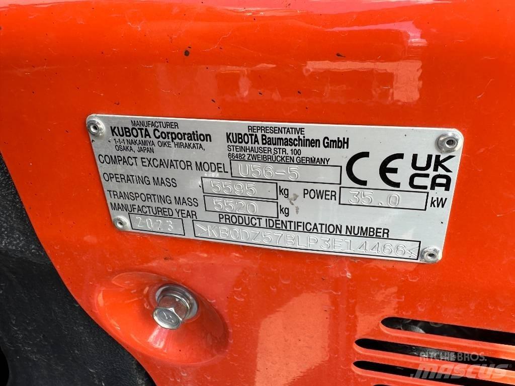 Kubota U 56-5 Minikaivukoneet < 7t
