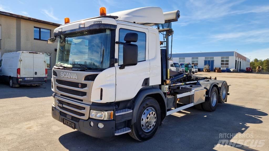 Scania P410 6X2 Koukkulava kuorma-autot