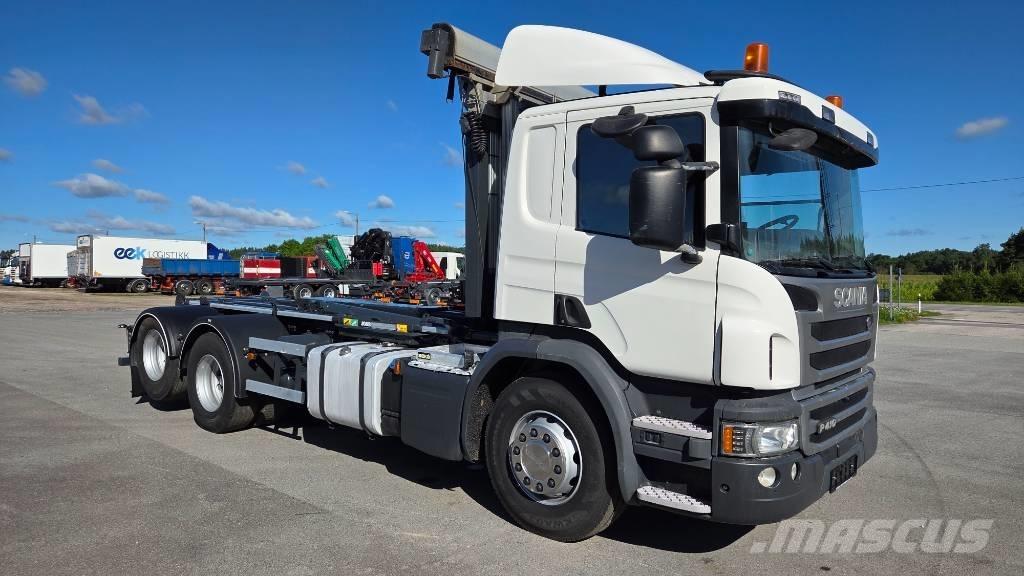 Scania P410 6X2 Koukkulava kuorma-autot