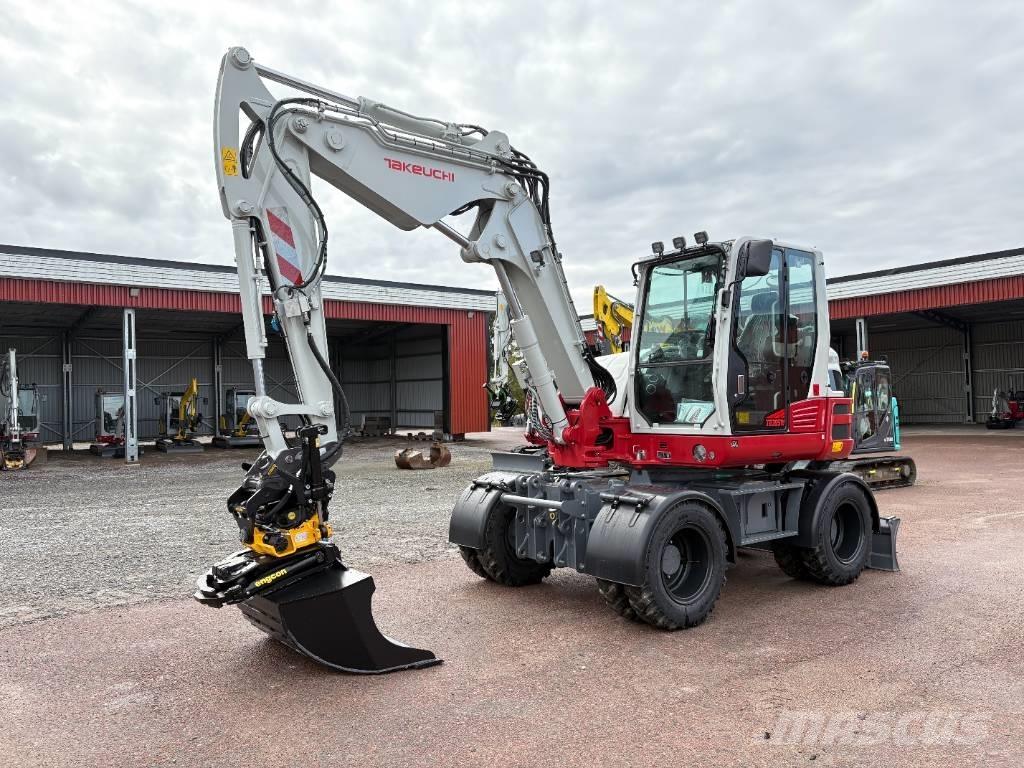 Takeuchi TB395W Pyöräkaivukoneet
