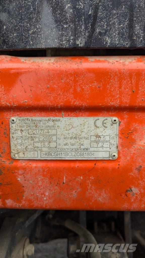Kubota U 27-4 Minikaivukoneet < 7t