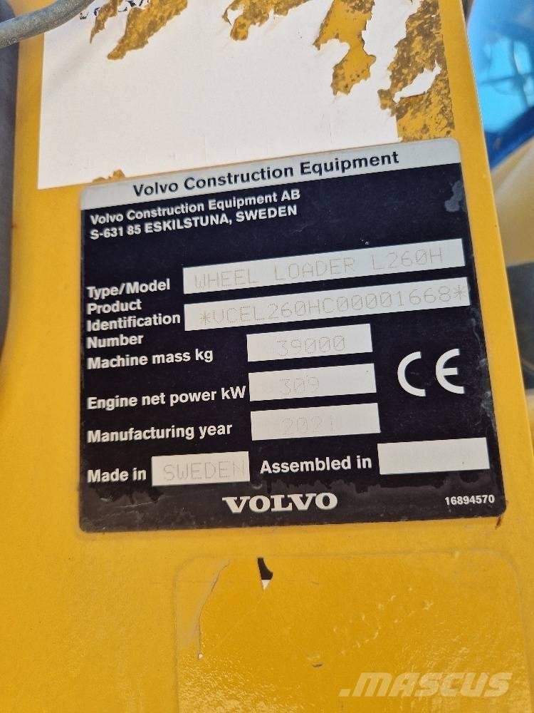 Volvo L 260 H Pyöräkuormaajat