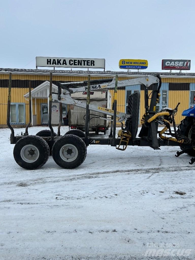 Kesla 10T + 204T Metsäperävaunut