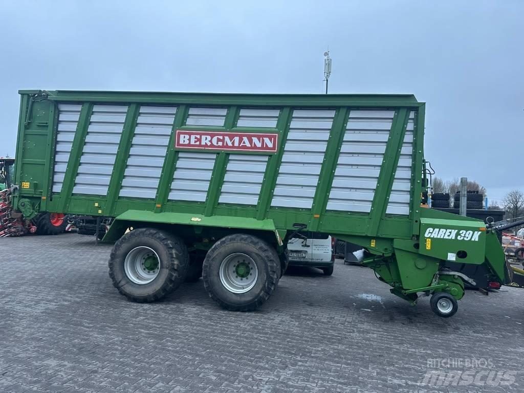Bergmann Carex 39K Keräävät noukinvaunut ja silppurivaunut