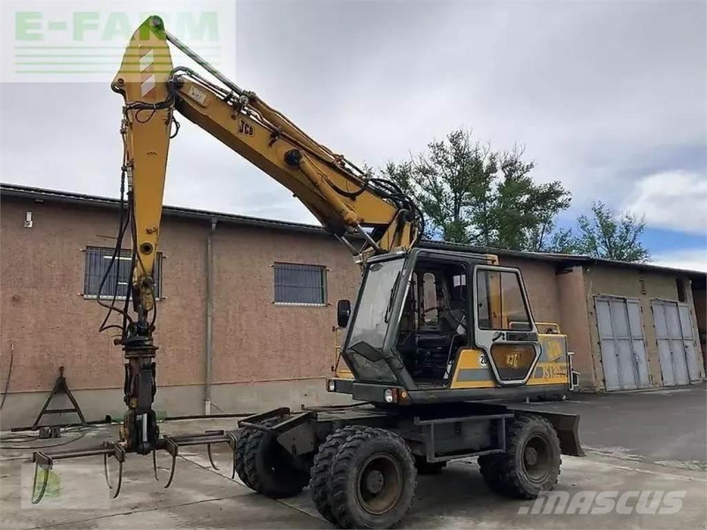JCB js 130 w Pyöräkaivukoneet