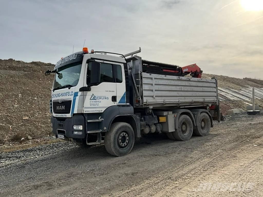 MAN TGS 33.480 BB Sora- ja kippiautot