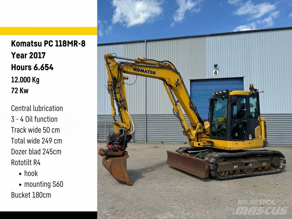 Komatsu PC 118 MR-8 Telakaivukoneet