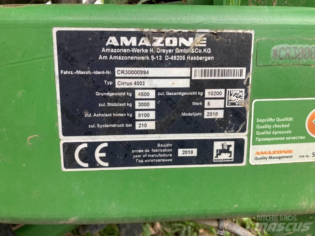 Amazone Cirrus 4003 Kylvökoneet