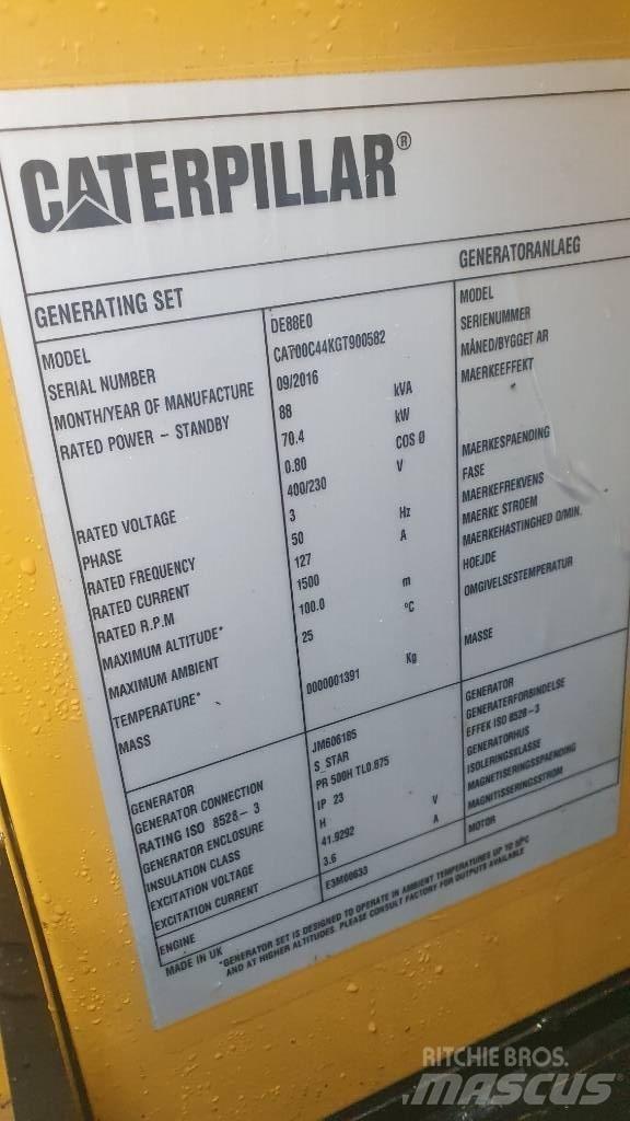 CAT DE 88 E O Dieselgeneraattorit