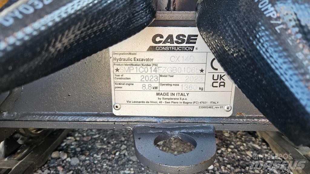 CASE CX14D Minikaivukoneet < 7t
