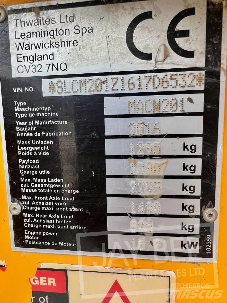 Thwaites 1 ton Minidumpperit