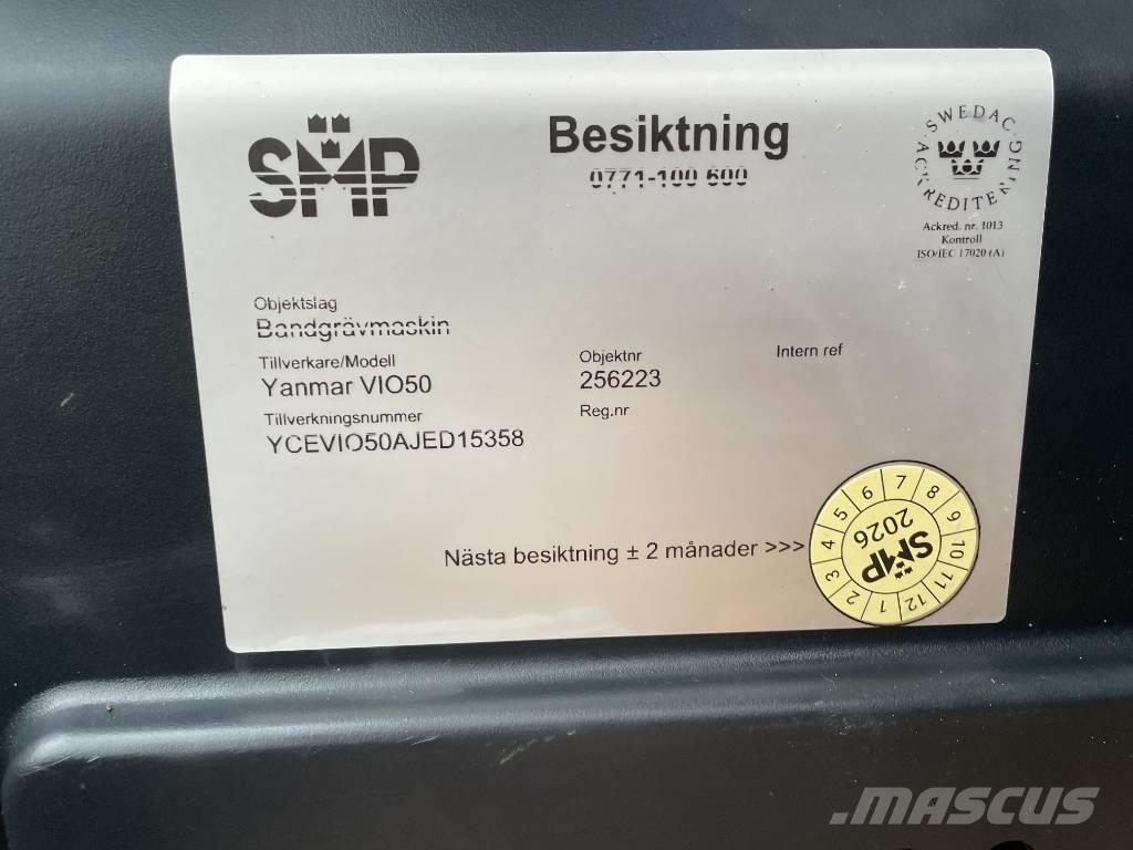 Yanmar Vio 50 Minikaivukoneet < 7t