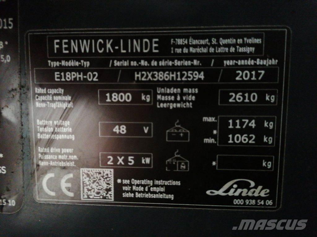 Linde E18PH Sähkötrukit