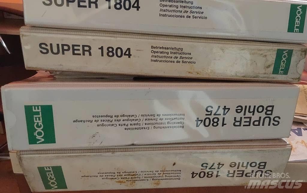 Vögele 1804 Asfalttikoneet