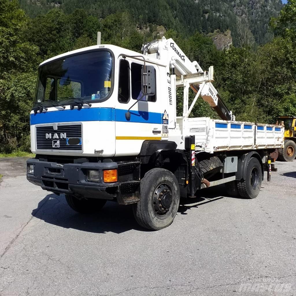 MAN 19.372 Sora- ja kippiautot