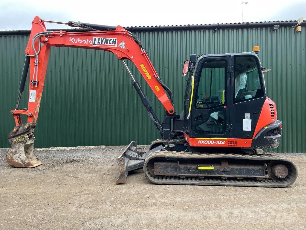 Kubota KX 080 Midikaivukoneet 7t - 12t