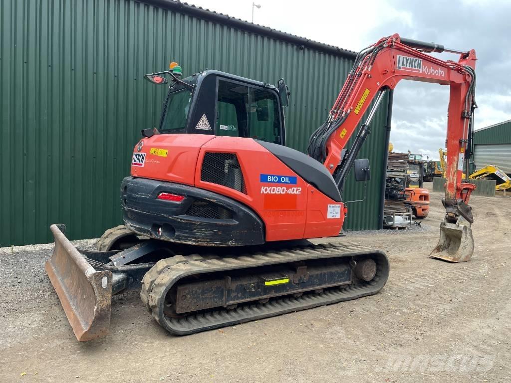 Kubota KX 080 Midikaivukoneet 7t - 12t