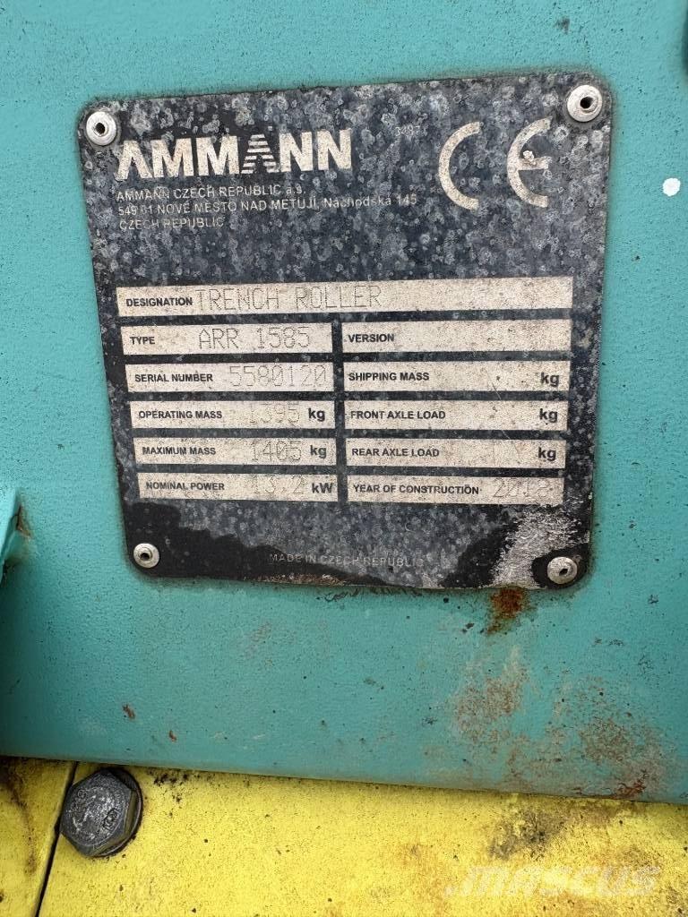 Ammann ARR 1585 Muut jyrät