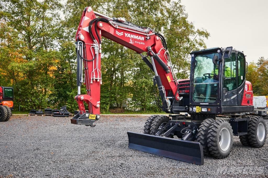 Yanmar B95W Pyöräkaivukoneet