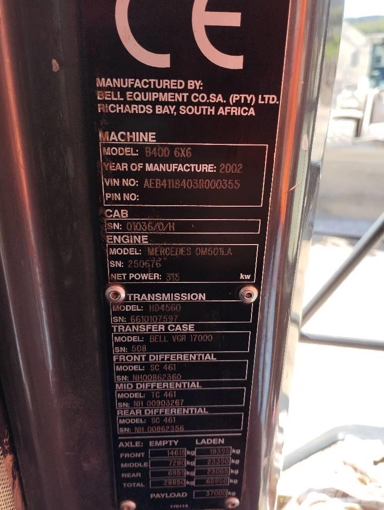 Bell B 40 D Dumpperit