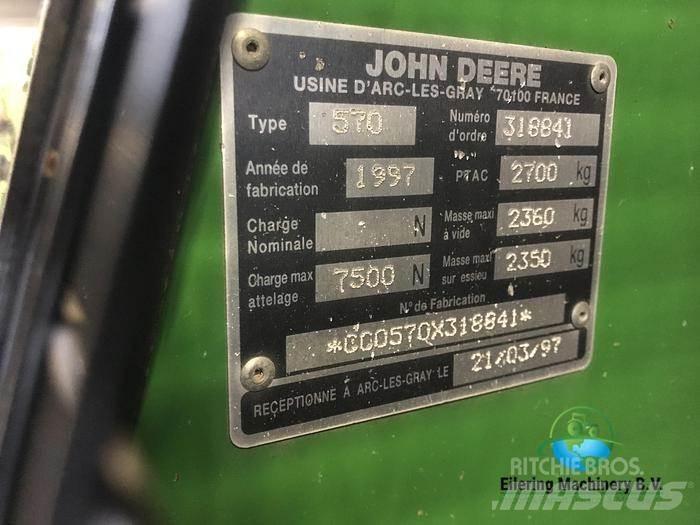 John Deere 570 Silppurit