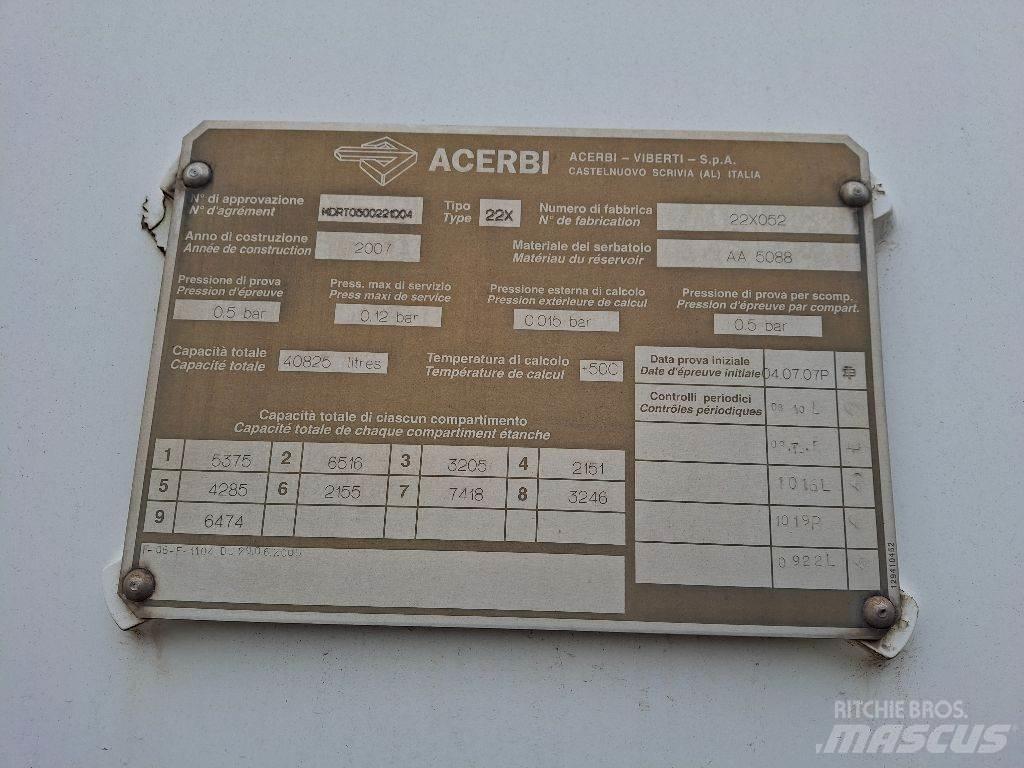 Acerbi ASO64003SP Säiliöpuoliperävaunut
