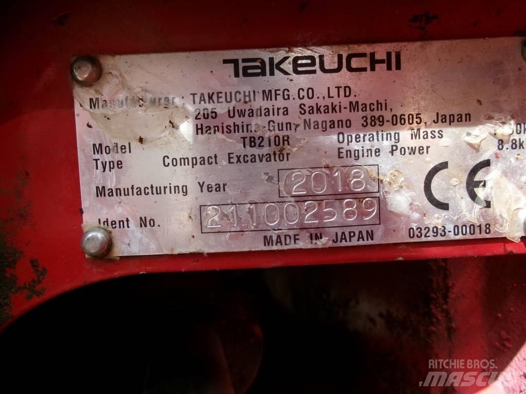 Takeuchi TB 210 R Minikaivukoneet < 7t