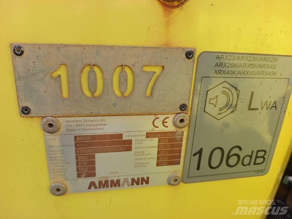 Ammann ARX 26 Tandemjyrät