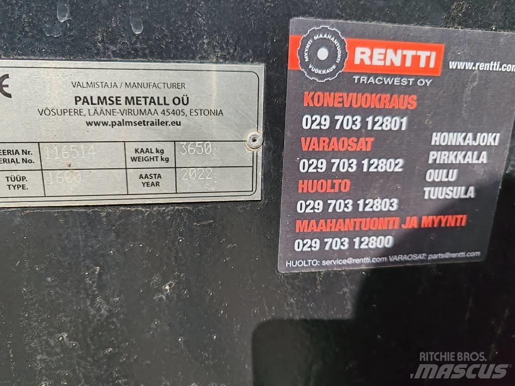Palmse Trailer 1600 Kippiperävaunut