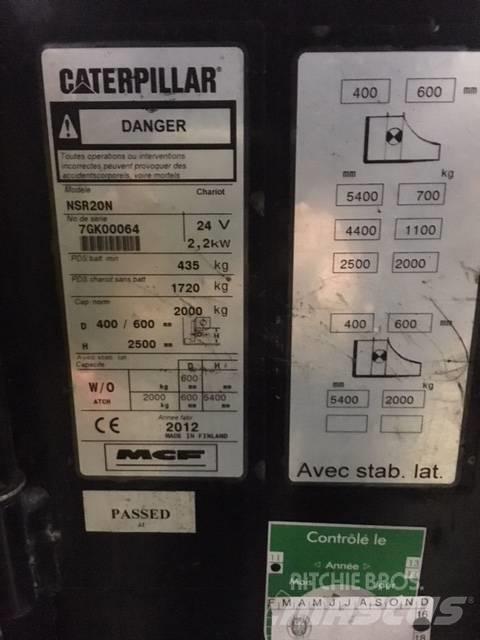 CAT NSR20N Ajettavat pinoamisvaunut