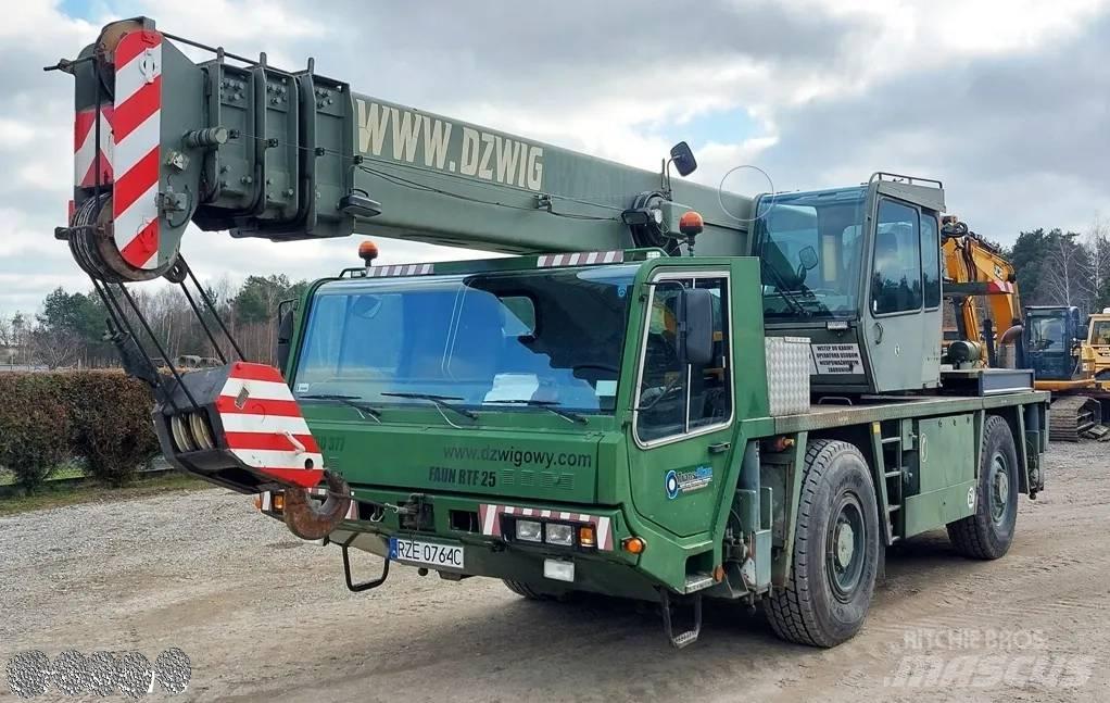 Faun RTF-25 Mobiilinosturit