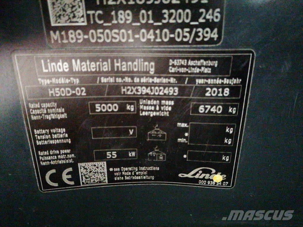 Linde H50D-02 Dieseltrukit