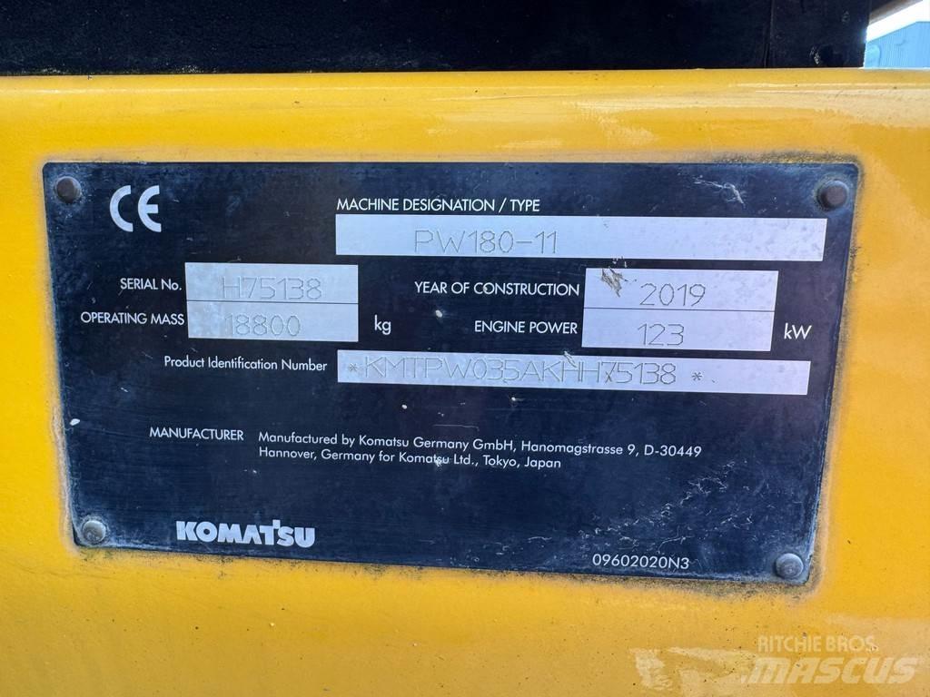 Komatsu PW180-11 Pyöräkaivukoneet