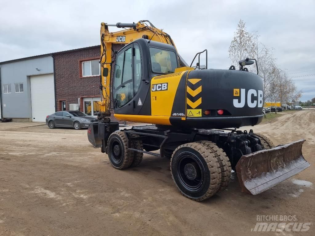 JCB JS 145 W Pyöräkaivukoneet