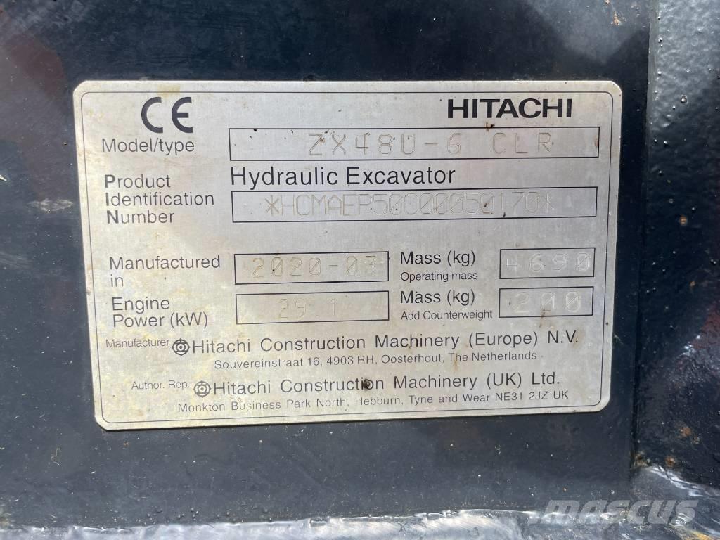 Hitachi ZX 48 U-6 Minikaivukoneet < 7t