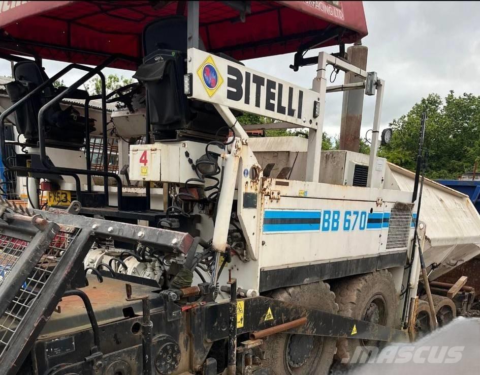 Bitelli BB 670 Asfalttikoneet