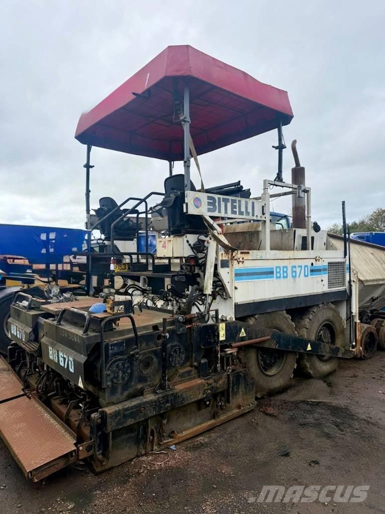 Bitelli BB 670 Asfalttikoneet
