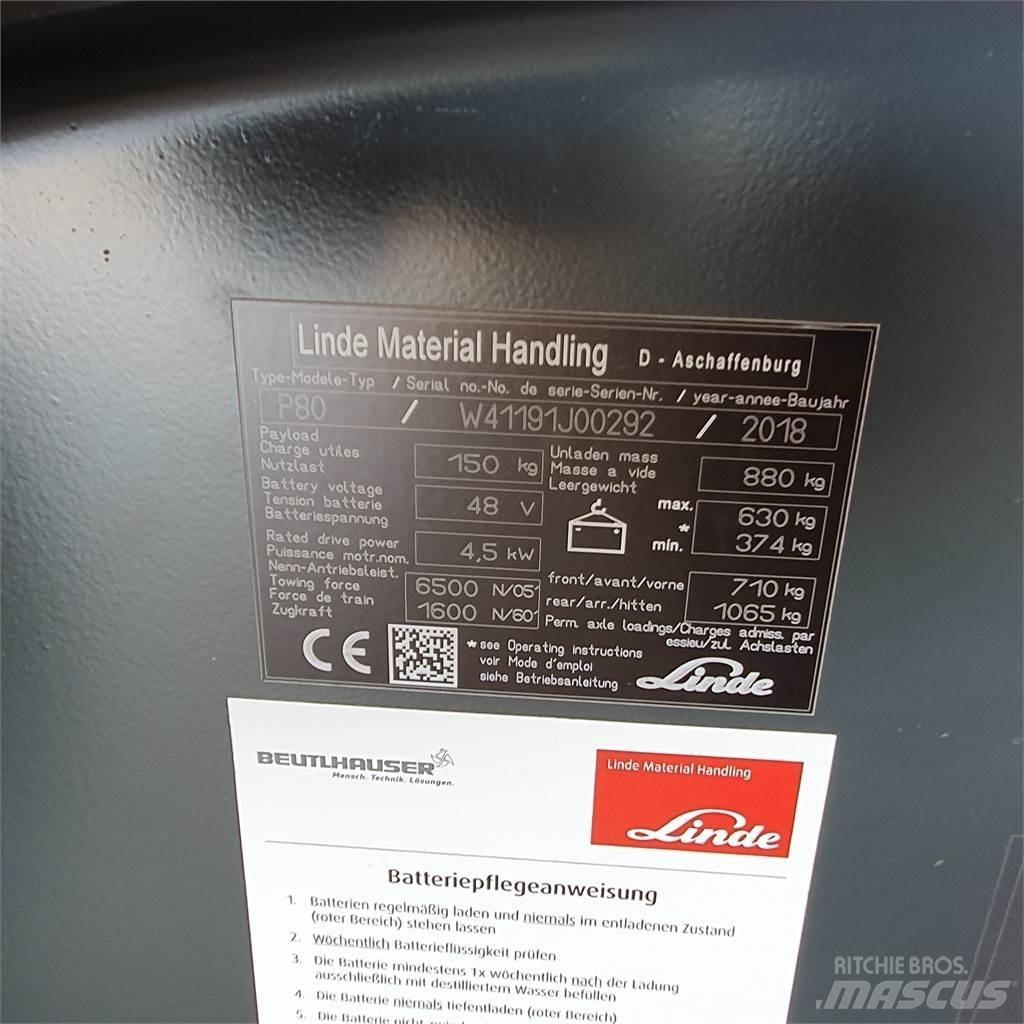 Linde P80 Vetotrukit