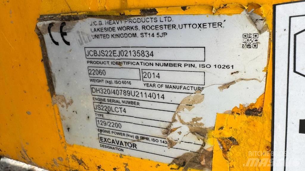JCB JS 220 LC Telakaivukoneet