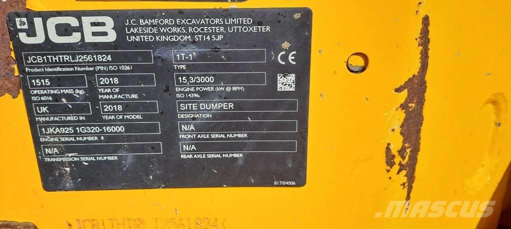 JCB 1 T Minidumpperit