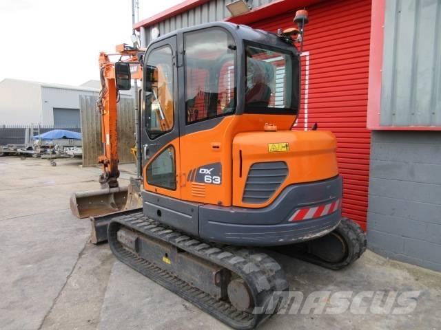 Doosan DX 63-3 Minikaivukoneet < 7t