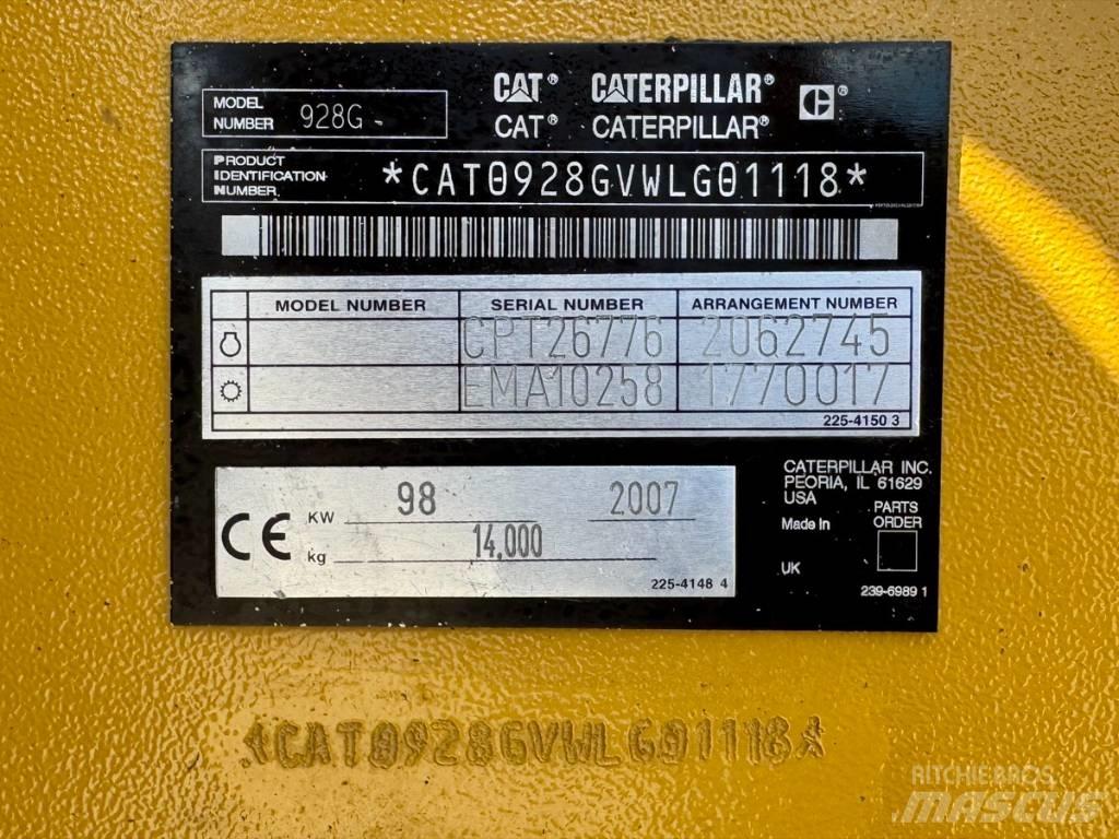 CAT 928 G z Pyöräkuormaajat